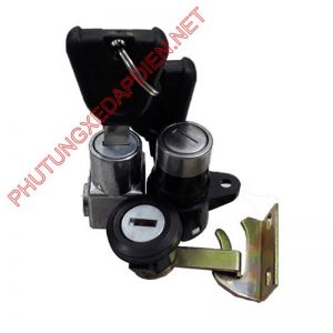 Bộ Ổ khóa xe đạp điện ZINGER COLOR 3