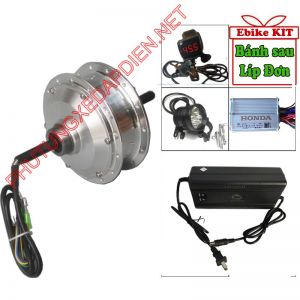 KIT chế xe đạp điện bánh sau Líp Đơn - Mã LĐ01