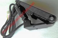 Chân ga xe điện.