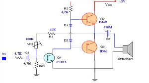 Tổng hợp sơ đồ Ampli