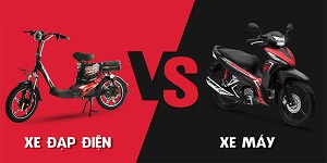 So sánh xe đạp điện VS Xe máy