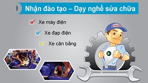 Nhận dạy nghề sửa chữa xe đạp điện - xe máy điện